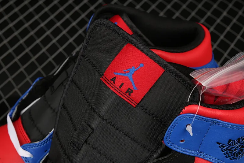 All categories Air Jordan Jordan series basketball shoes Air Jordan 1 Mid Air Jordan 1 Mid Top3 Mandarin duck stitching toe mid-top full toe layer genuine standard 554724-124